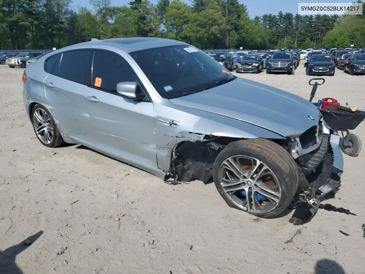 2011 BMW X6 M VIN: 5YMGZ0C52BLK14217 Lot: 56367085