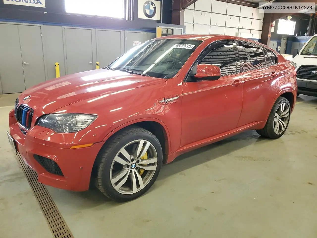 2011 BMW X6 M VIN: 5YMGZ0C58BLK14223 Lot: 60759725