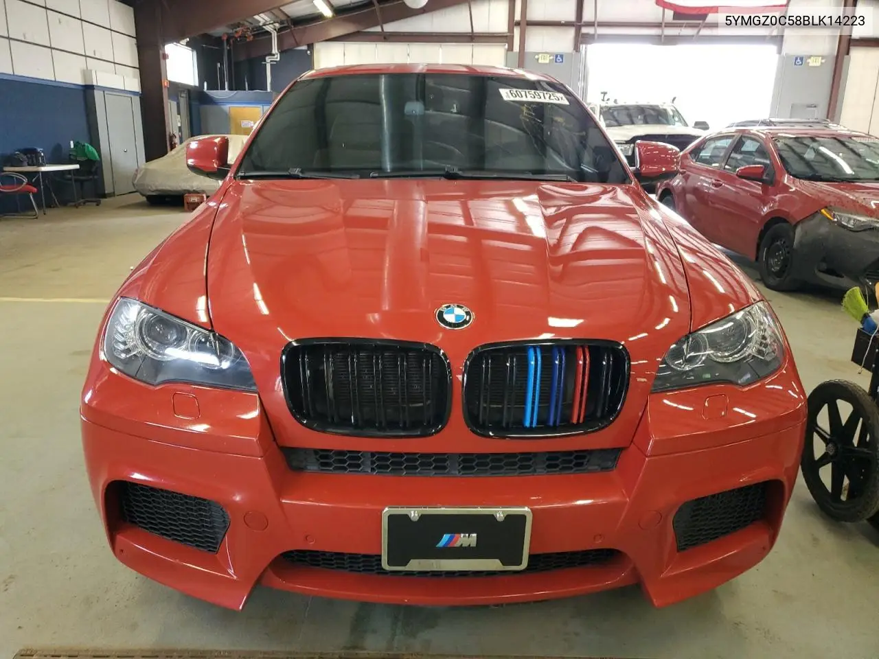 2011 BMW X6 M VIN: 5YMGZ0C58BLK14223 Lot: 60759725
