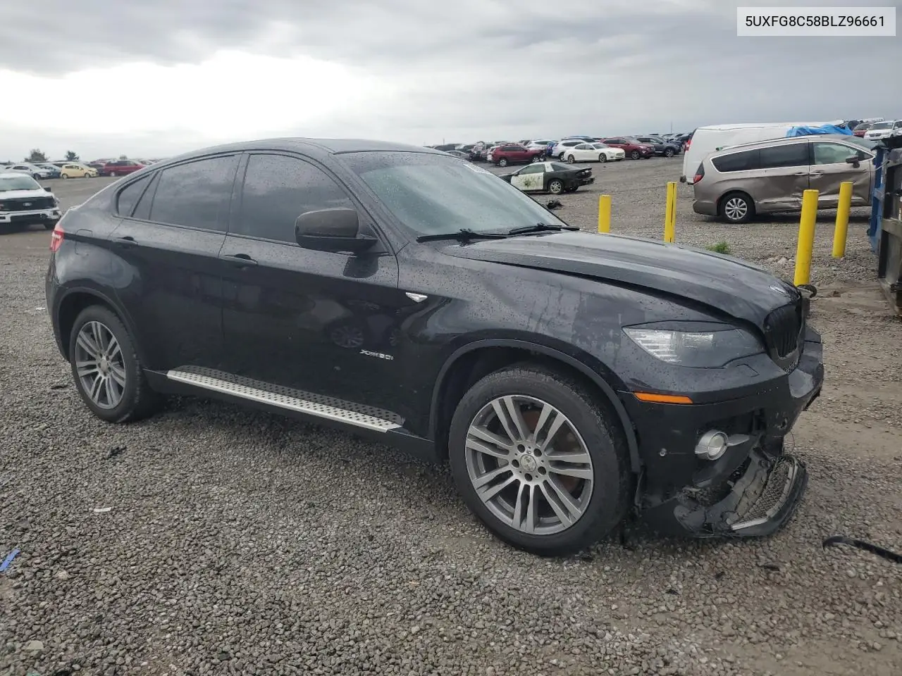 2011 BMW X6 xDrive50I VIN: 5UXFG8C58BLZ96661 Lot: 60905505