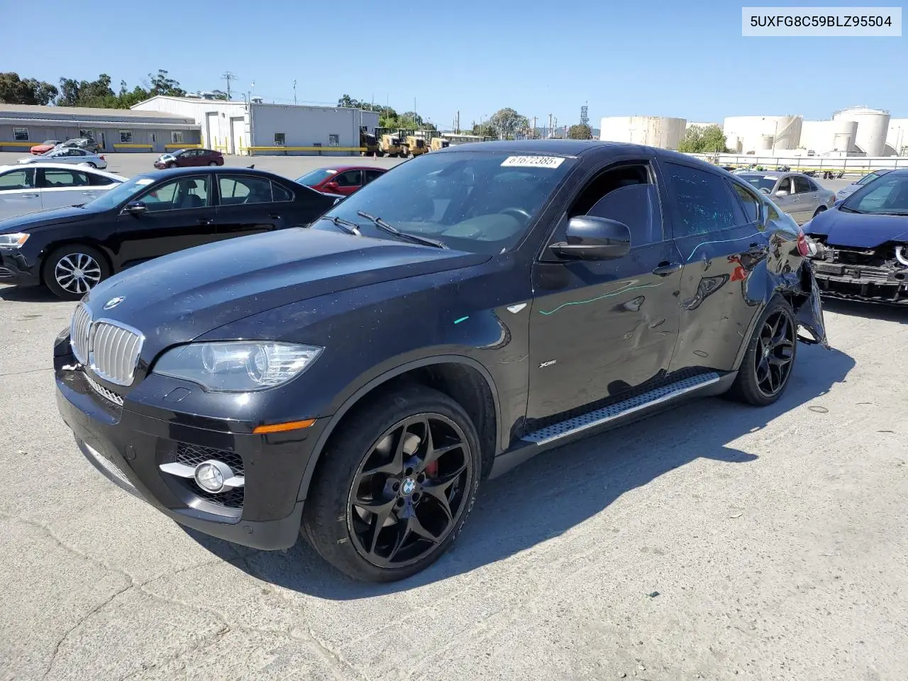 2011 BMW X6 xDrive50I VIN: 5UXFG8C59BLZ95504 Lot: 61672385