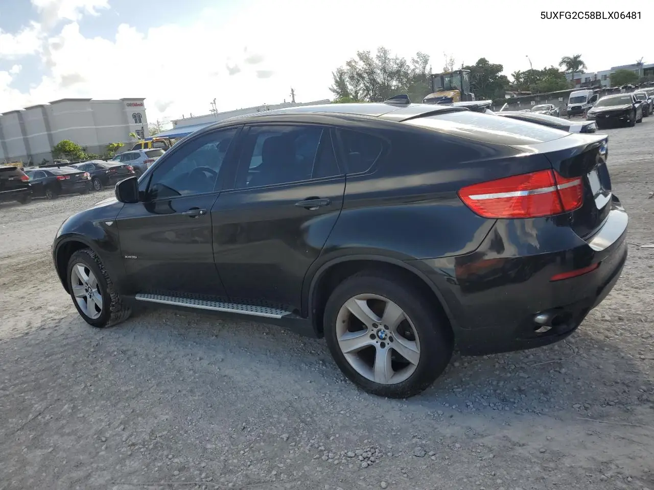 2011 BMW X6 xDrive35I VIN: 5UXFG2C58BLX06481 Lot: 61816645