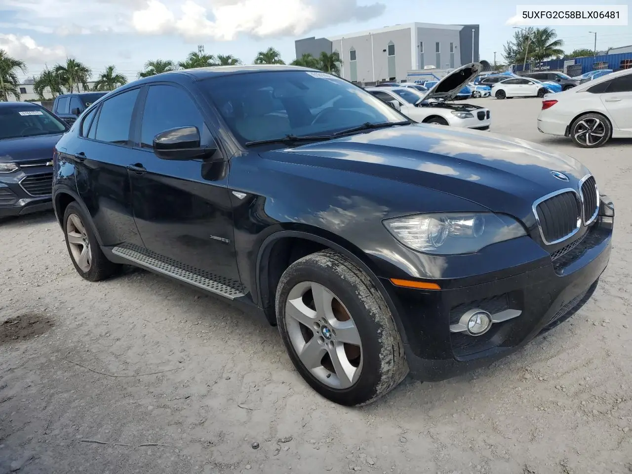 2011 BMW X6 xDrive35I VIN: 5UXFG2C58BLX06481 Lot: 61816645