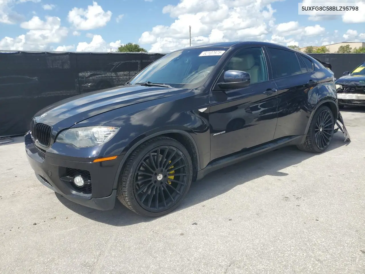 2011 BMW X6 xDrive50I VIN: 5UXFG8C58BLZ95798 Lot: 62107975