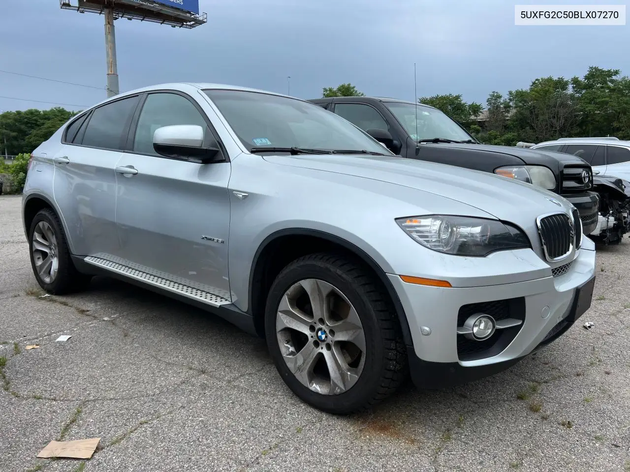 2011 BMW X6 xDrive35I VIN: 5UXFG2C50BLX07270 Lot: 62925055