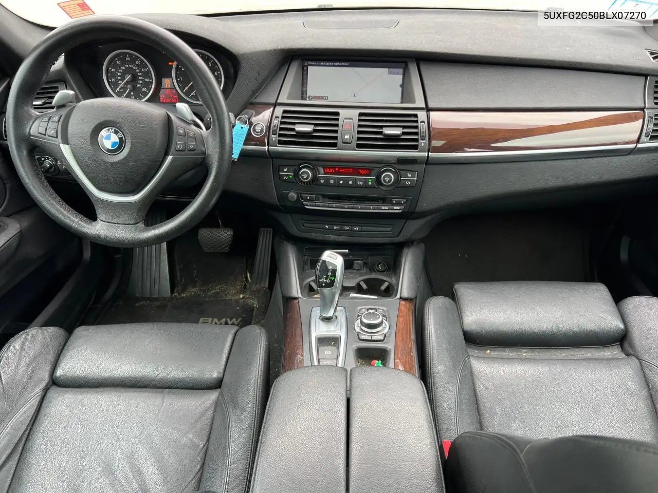 2011 BMW X6 xDrive35I VIN: 5UXFG2C50BLX07270 Lot: 62925055