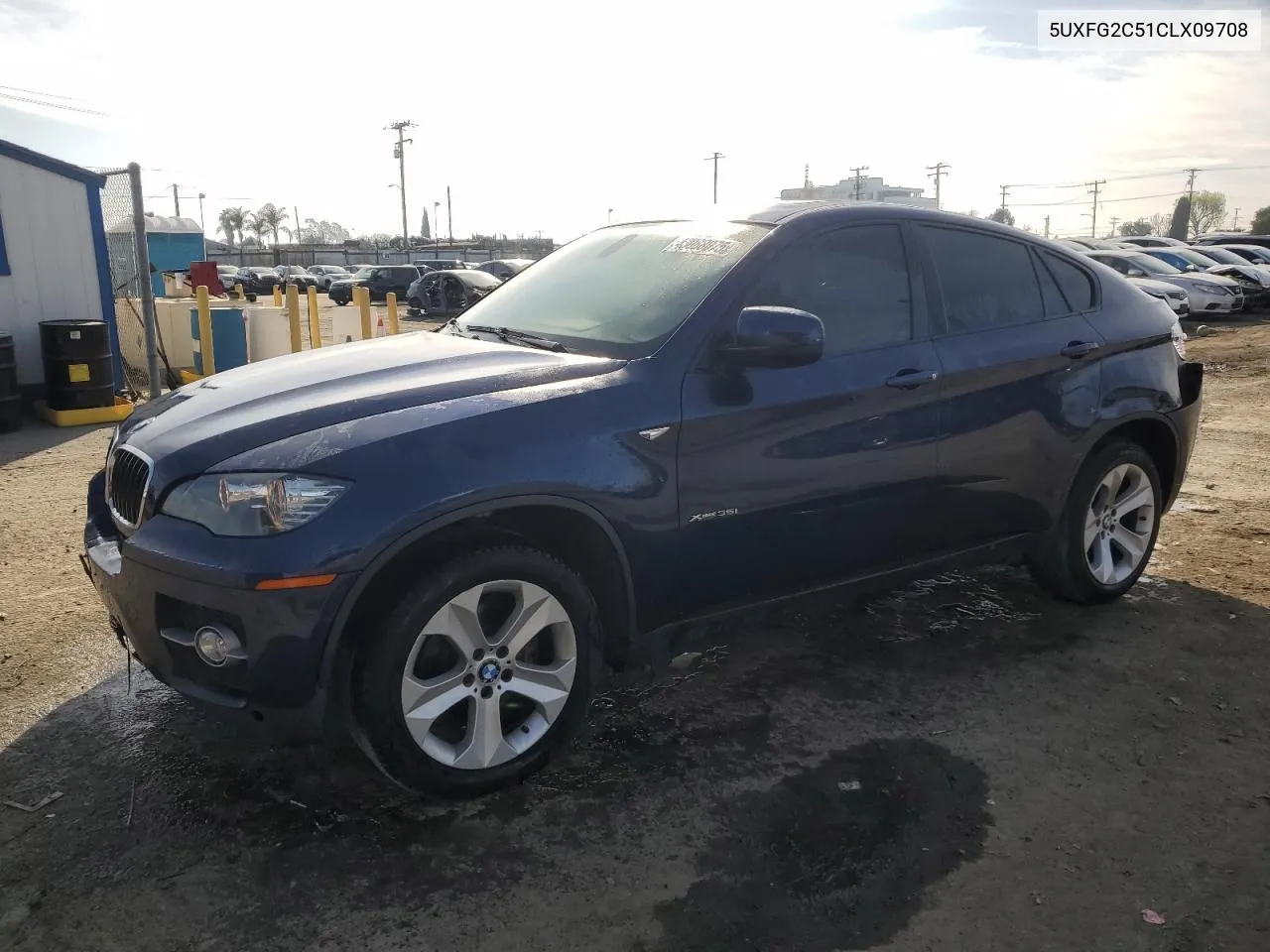 2012 BMW X6 xDrive35I VIN: 5UXFG2C51CLX09708 Lot: 43088075
