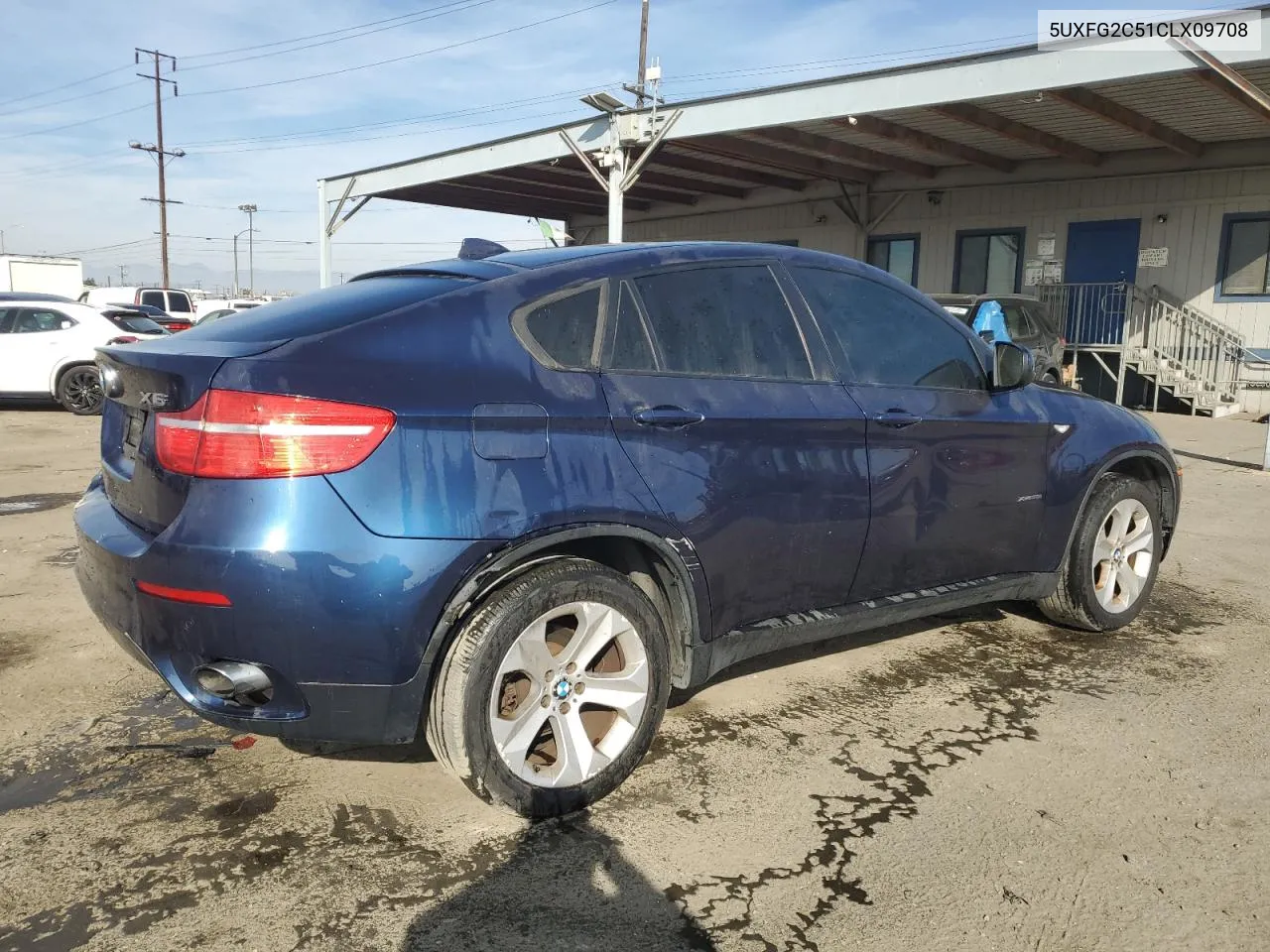 2012 BMW X6 xDrive35I VIN: 5UXFG2C51CLX09708 Lot: 43088075