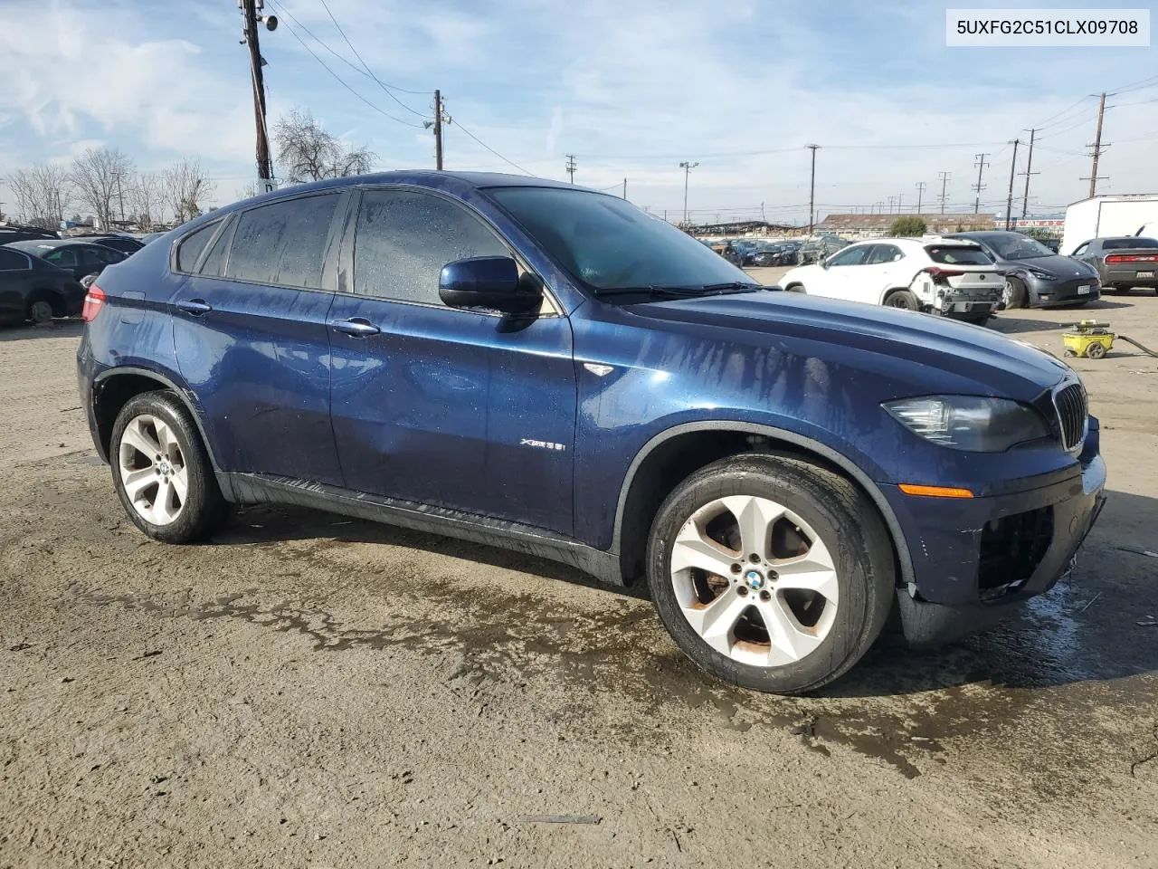 2012 BMW X6 xDrive35I VIN: 5UXFG2C51CLX09708 Lot: 43088075