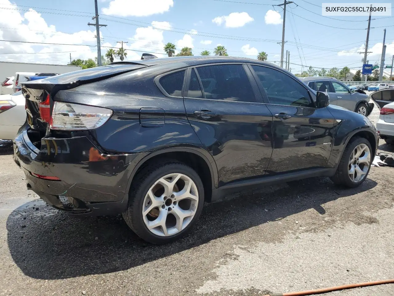 2012 BMW X6 xDrive35I VIN: 5UXFG2C55CL780491 Lot: 56526695