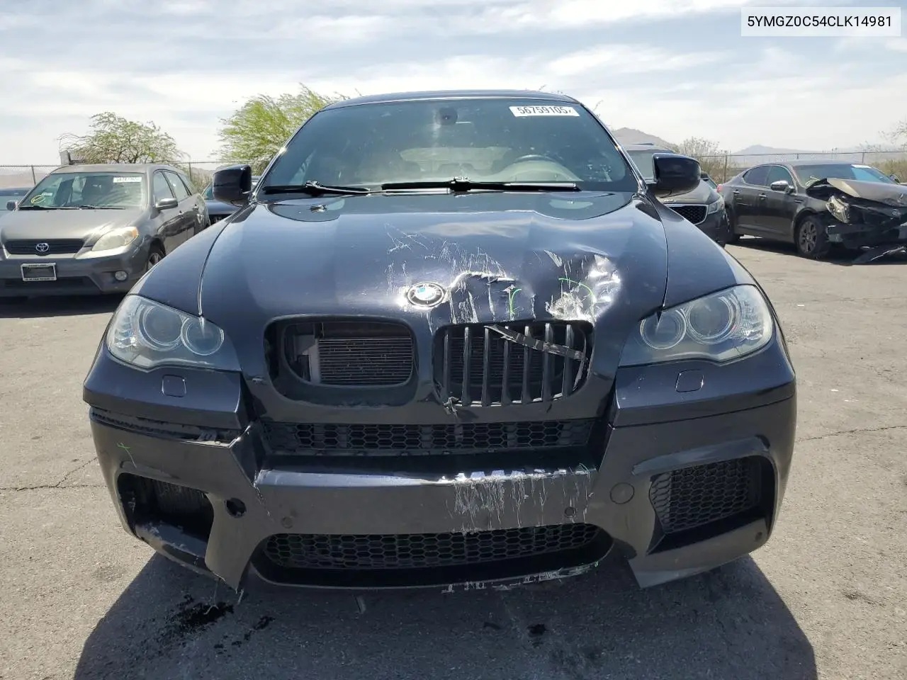 2012 BMW X6 M VIN: 5YMGZ0C54CLK14981 Lot: 56759105
