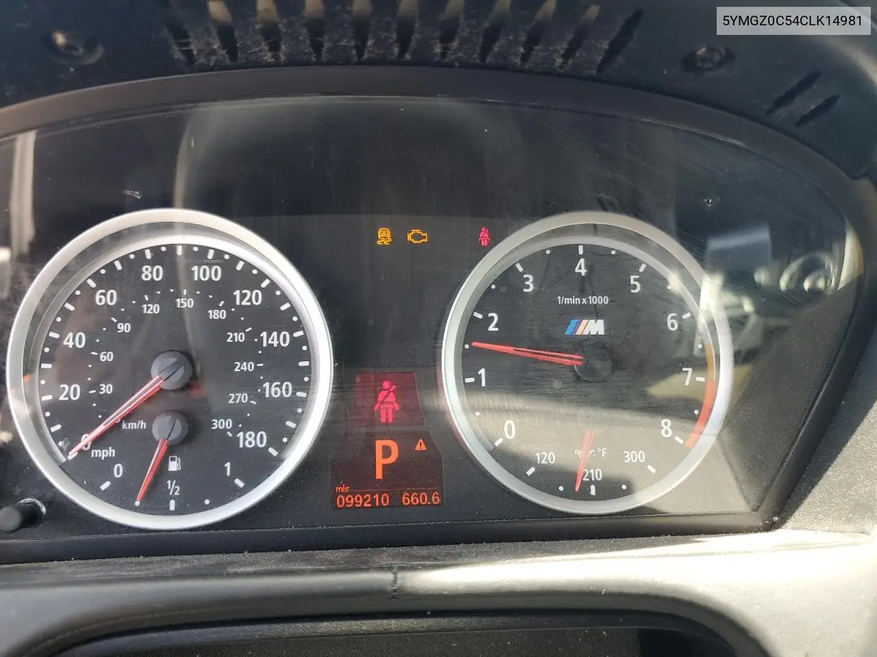 2012 BMW X6 M VIN: 5YMGZ0C54CLK14981 Lot: 56759105