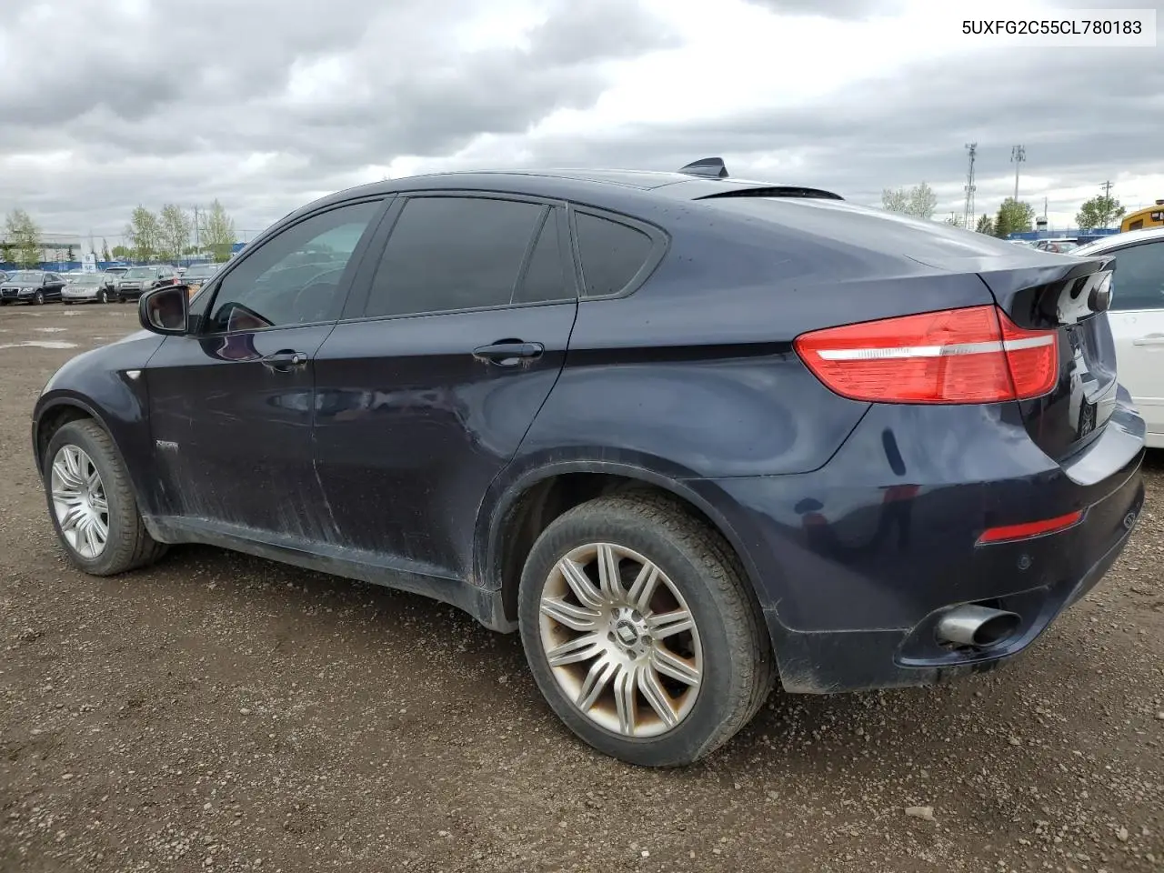 2012 BMW X6 xDrive35I VIN: 5UXFG2C55CL780183 Lot: 57357295