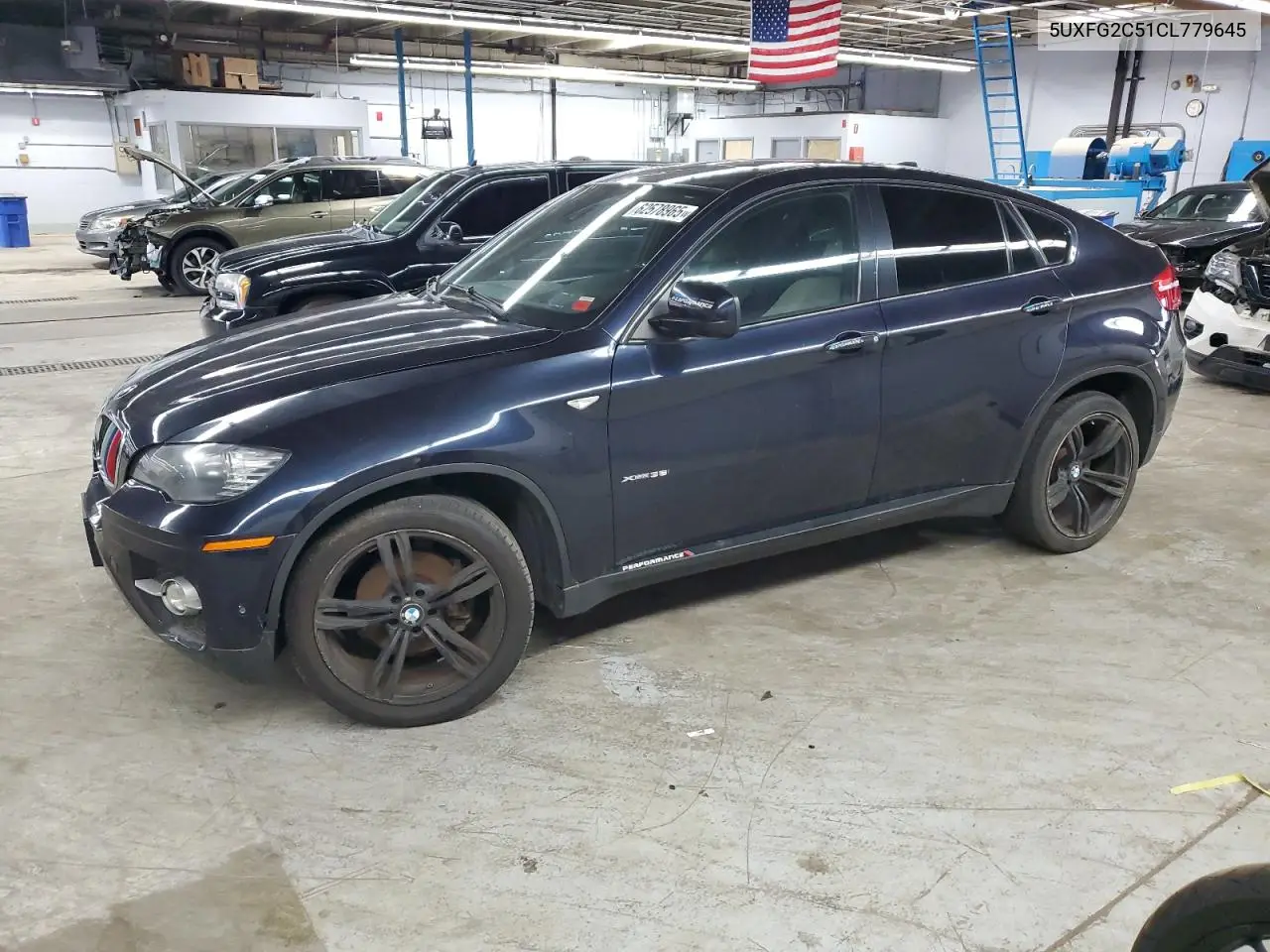 2012 BMW X6 xDrive35I VIN: 5UXFG2C51CL779645 Lot: 62578965