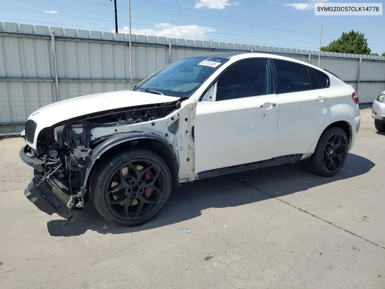2012 BMW X6 M VIN: 5YMGZ0C57CLK14778 Lot: 62782535