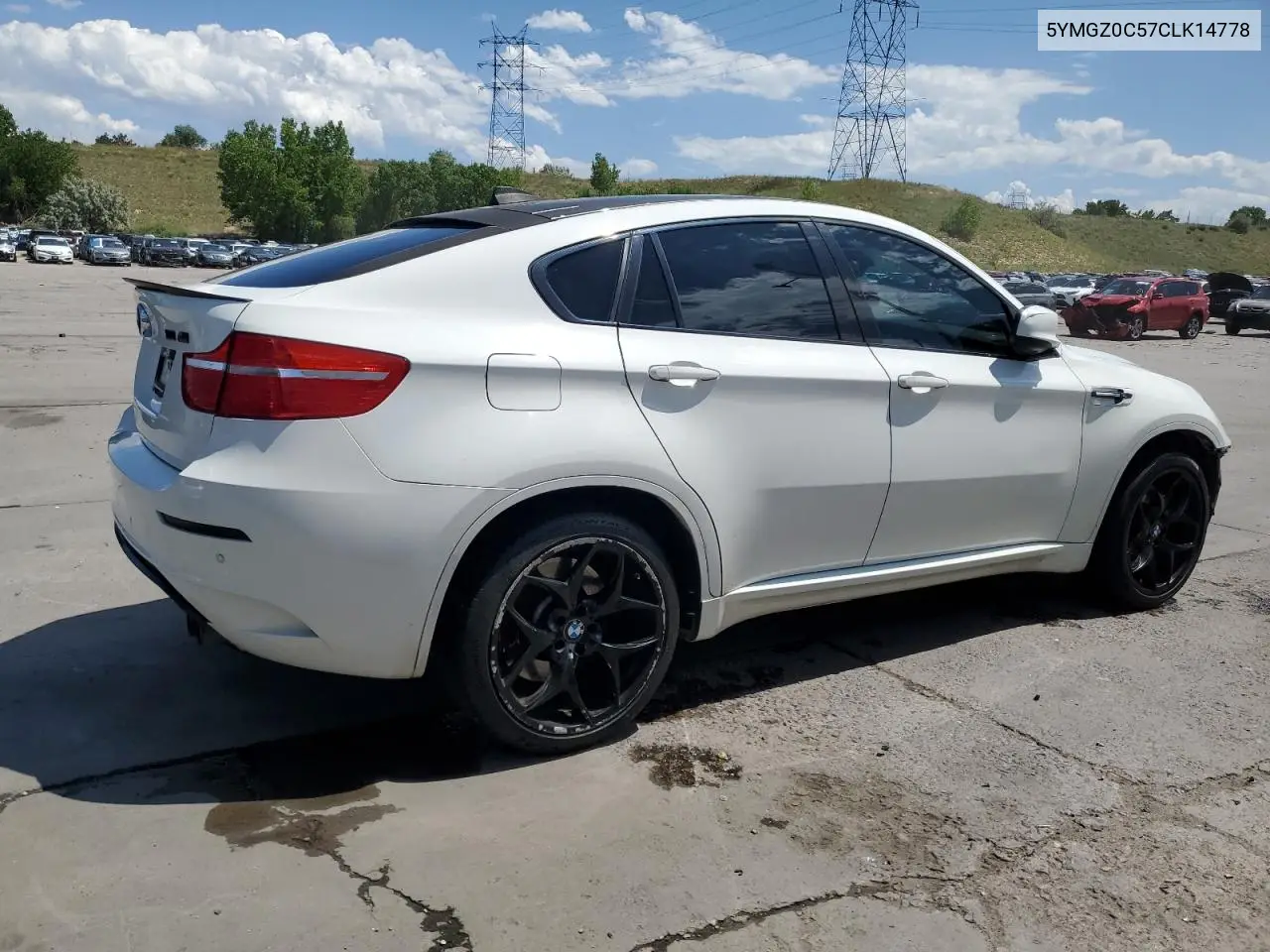 2012 BMW X6 M VIN: 5YMGZ0C57CLK14778 Lot: 62782535
