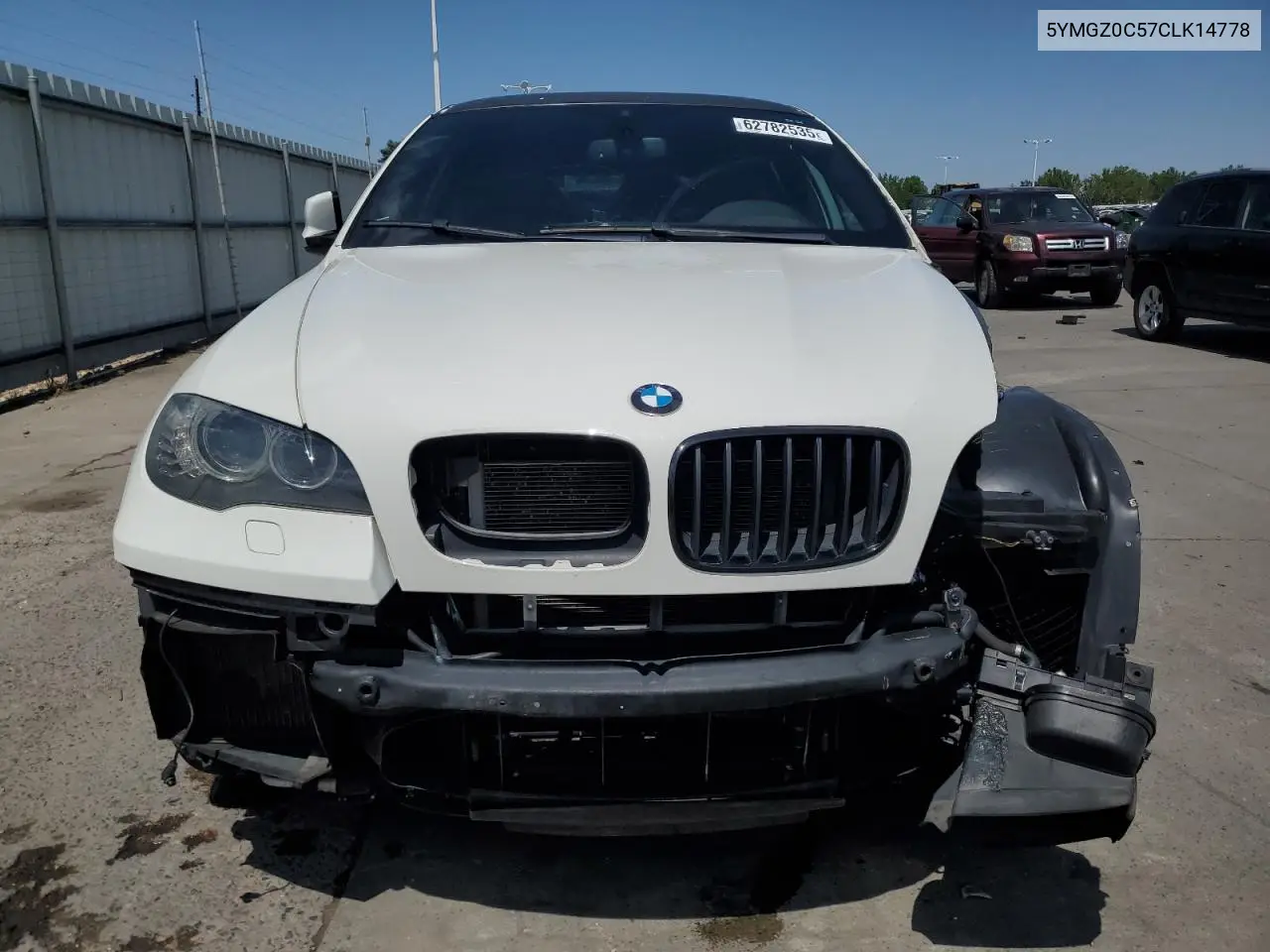 2012 BMW X6 M VIN: 5YMGZ0C57CLK14778 Lot: 62782535