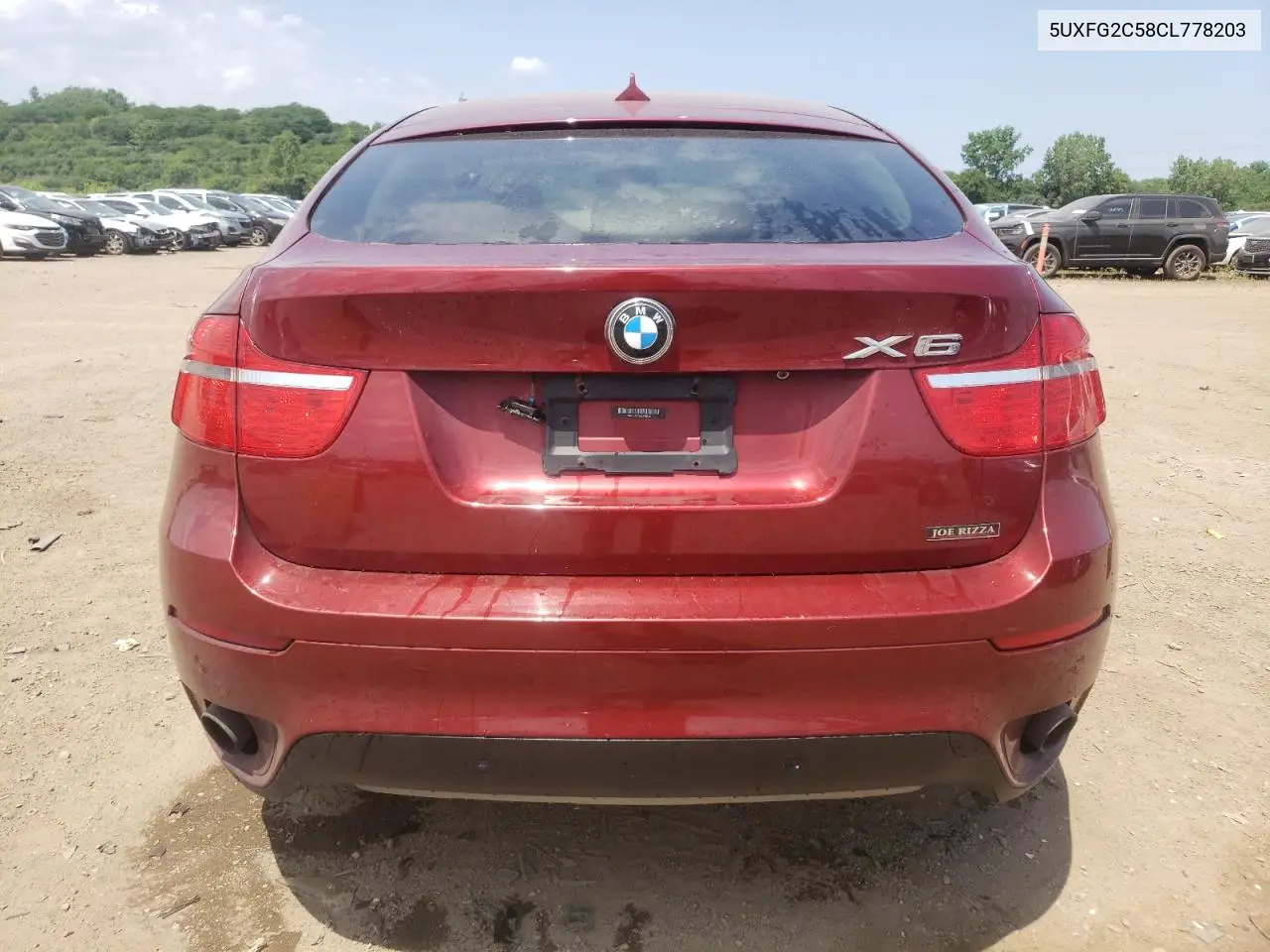 2012 BMW X6 xDrive35I VIN: 5UXFG2C58CL778203 Lot: 63223975