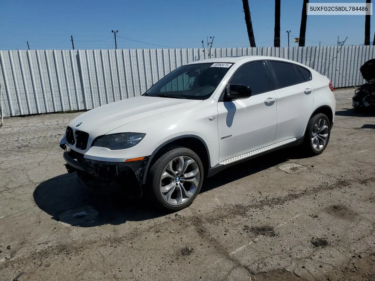 2013 BMW X6 xDrive35I VIN: 5UXFG2C58DL784486 Lot: 48060475
