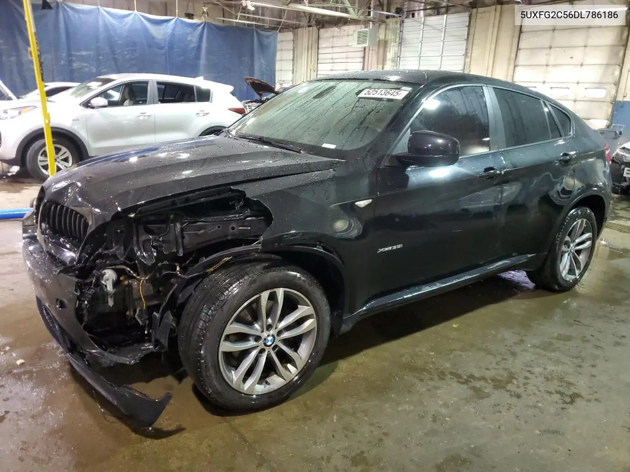 2013 BMW X6 xDrive35I VIN: 5UXFG2C56DL786186 Lot: 52513645