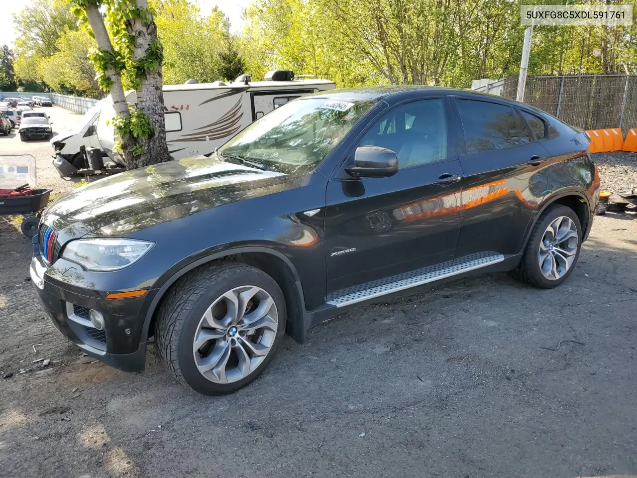 2013 BMW X6 xDrive50I VIN: 5UXFG8C5XDL591761 Lot: 54182645