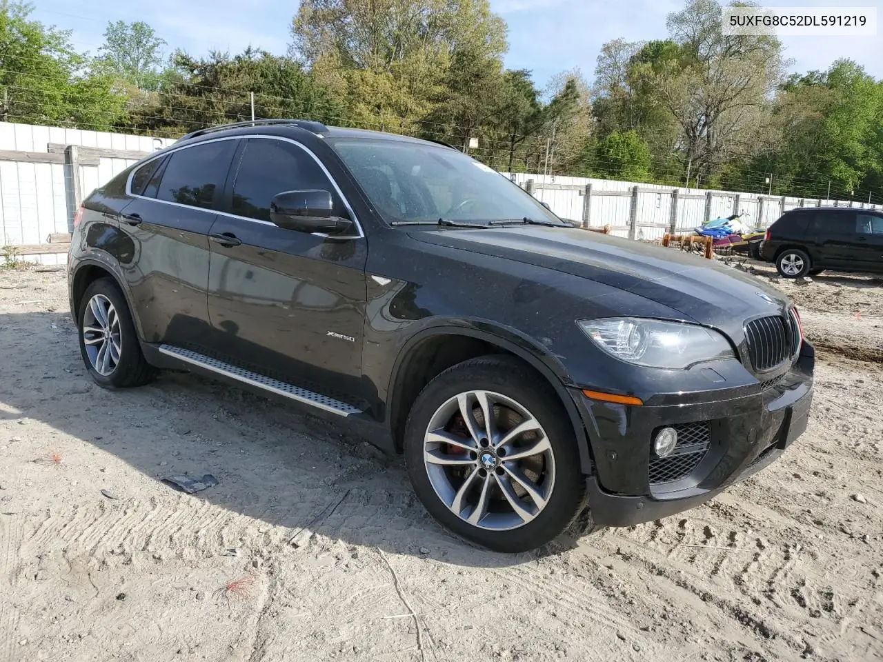 2013 BMW X6 xDrive50I VIN: 5UXFG8C52DL591219 Lot: 54570695
