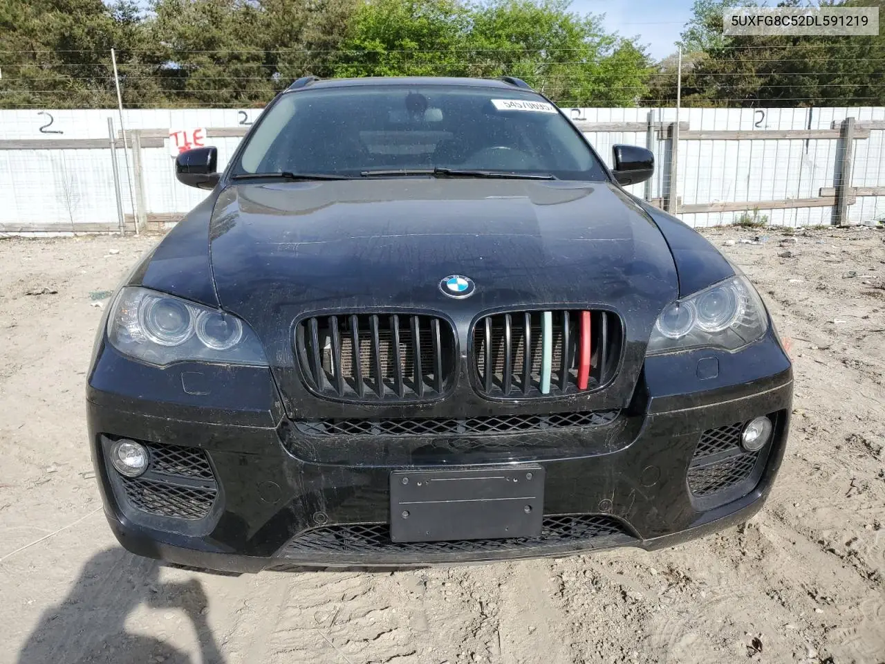 2013 BMW X6 xDrive50I VIN: 5UXFG8C52DL591219 Lot: 54570695
