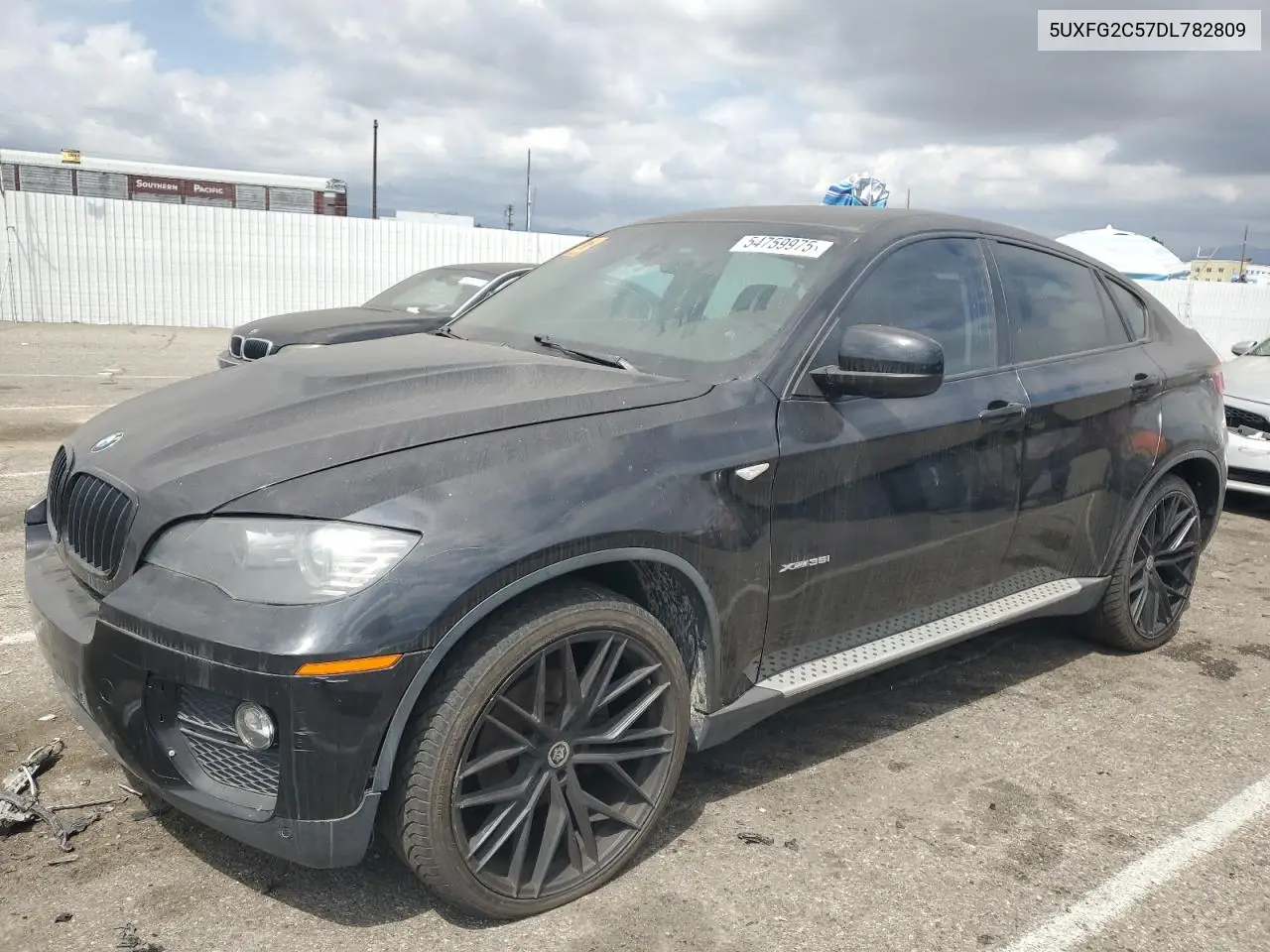 2013 BMW X6 xDrive35I VIN: 5UXFG2C57DL782809 Lot: 54759975