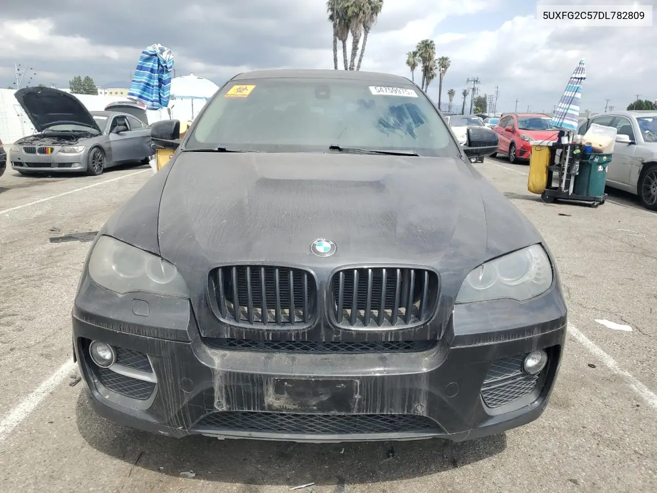 2013 BMW X6 xDrive35I VIN: 5UXFG2C57DL782809 Lot: 54759975