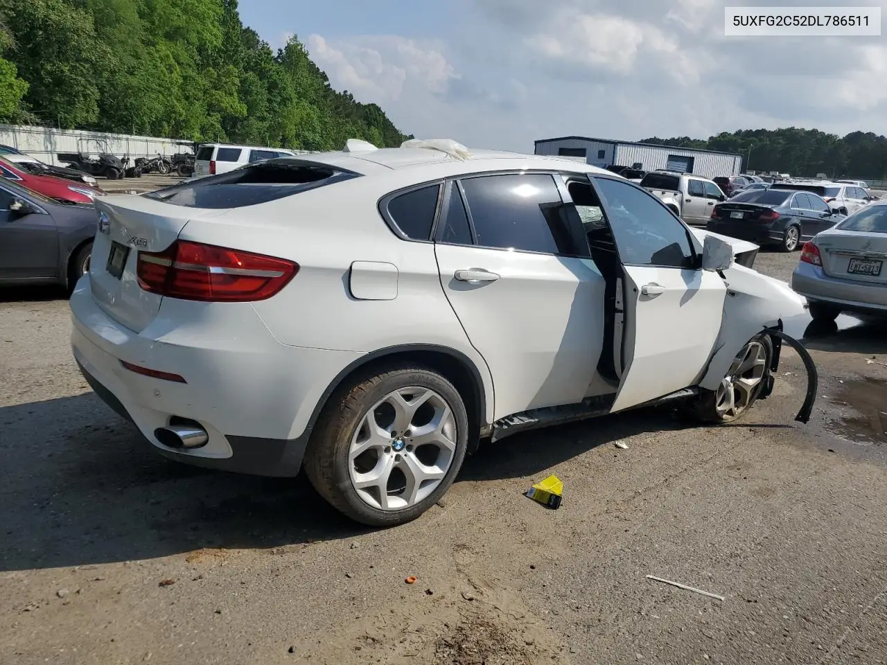2013 BMW X6 xDrive35I VIN: 5UXFG2C52DL786511 Lot: 55480825