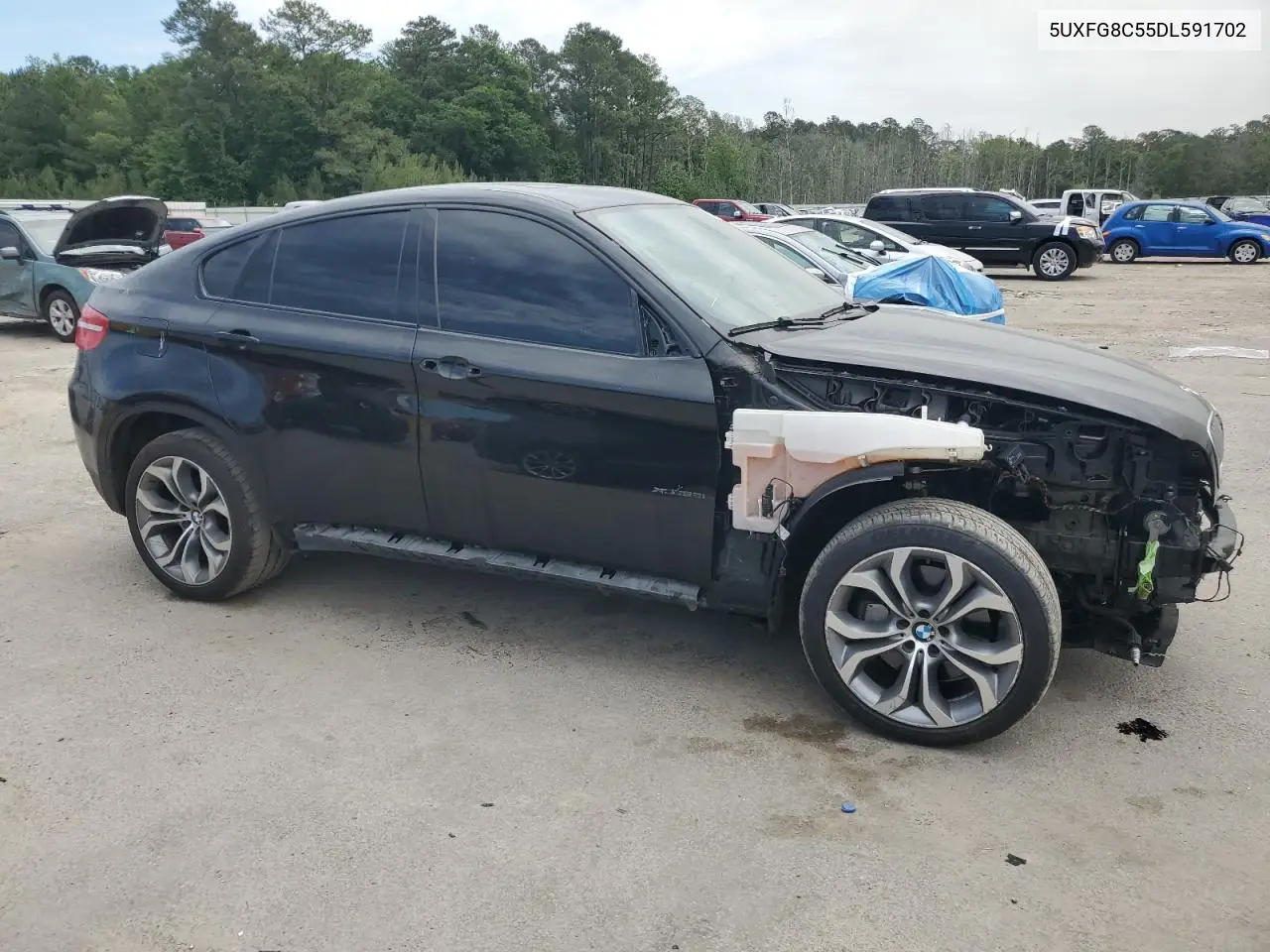 2013 BMW X6 xDrive50I VIN: 5UXFG8C55DL591702 Lot: 55481265