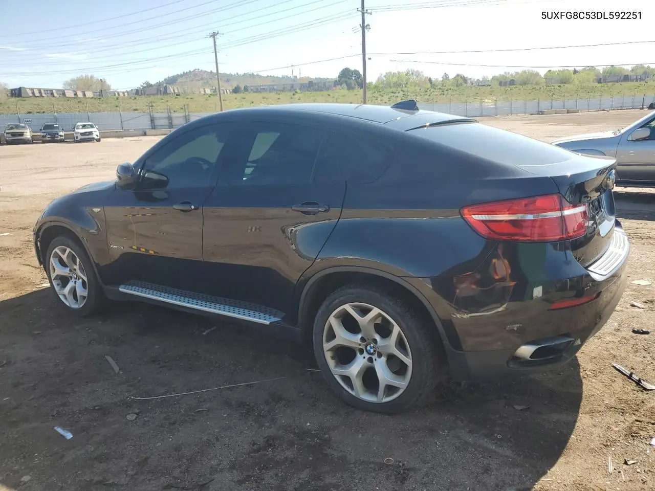 2013 BMW X6 xDrive50I VIN: 5UXFG8C53DL592251 Lot: 56206245