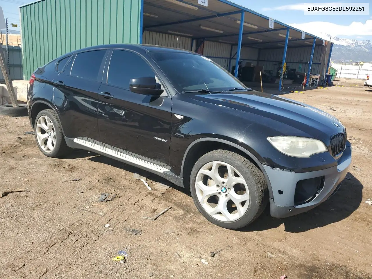 2013 BMW X6 xDrive50I VIN: 5UXFG8C53DL592251 Lot: 56206245