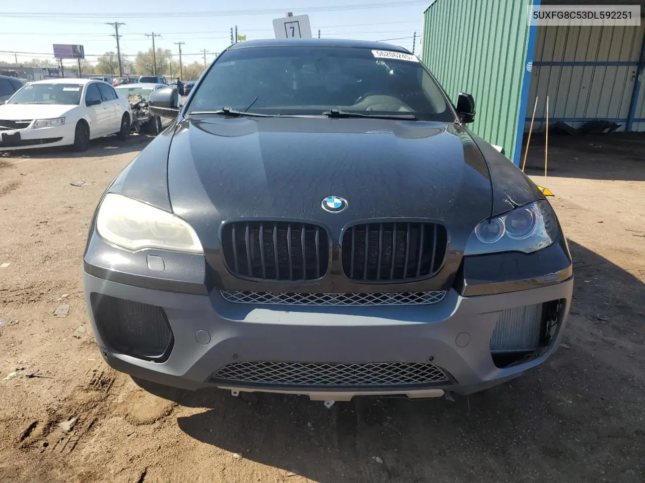 2013 BMW X6 xDrive50I VIN: 5UXFG8C53DL592251 Lot: 56206245