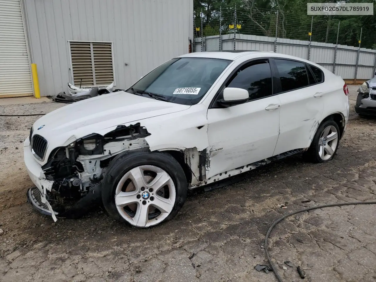 2013 BMW X6 xDrive35I VIN: 5UXFG2C57DL785919 Lot: 58716055