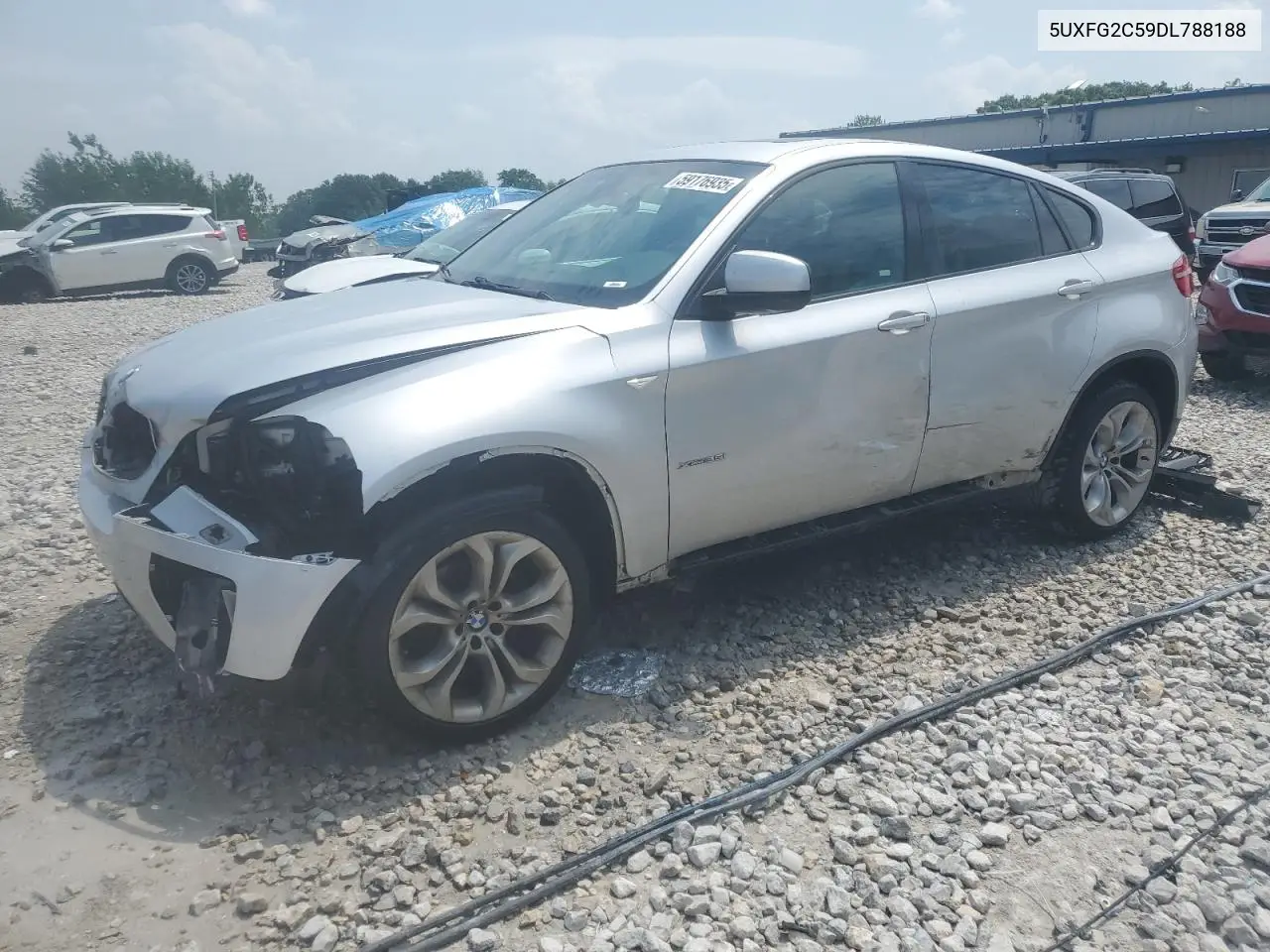 2013 BMW X6 xDrive35I VIN: 5UXFG2C59DL788188 Lot: 59176935