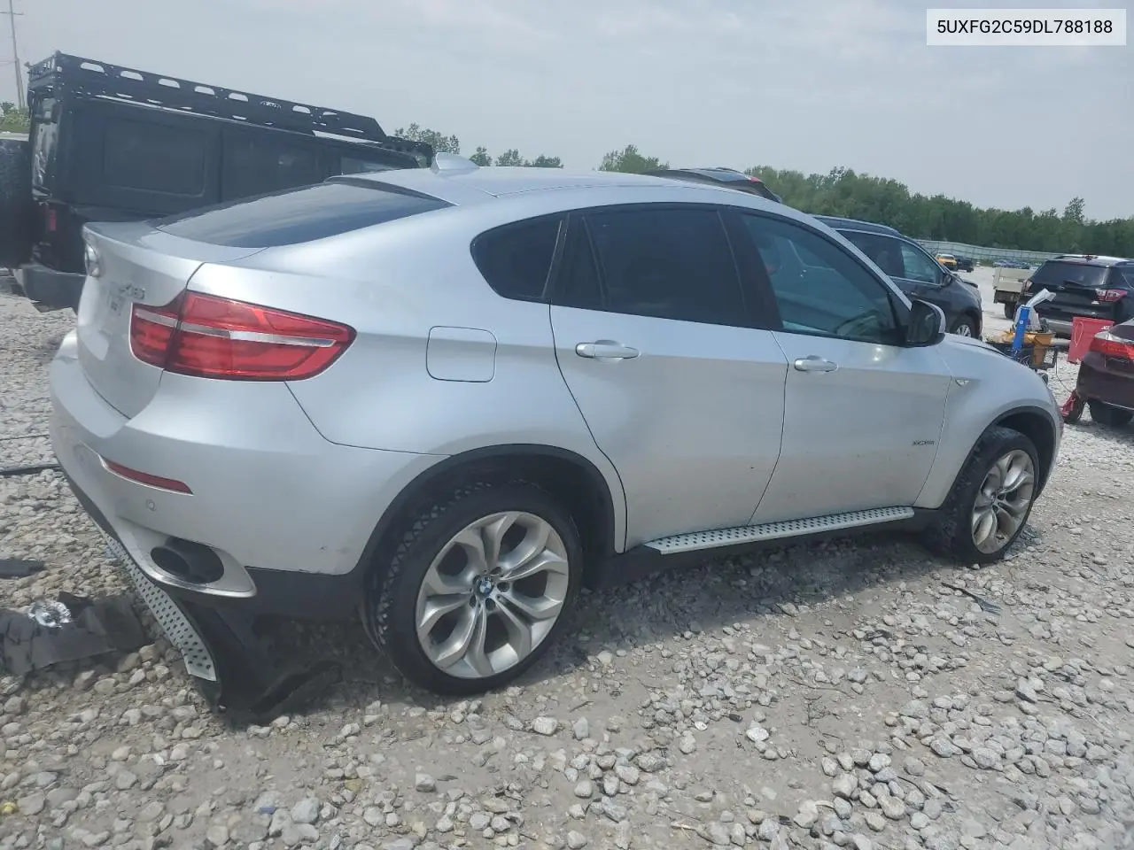 2013 BMW X6 xDrive35I VIN: 5UXFG2C59DL788188 Lot: 59176935