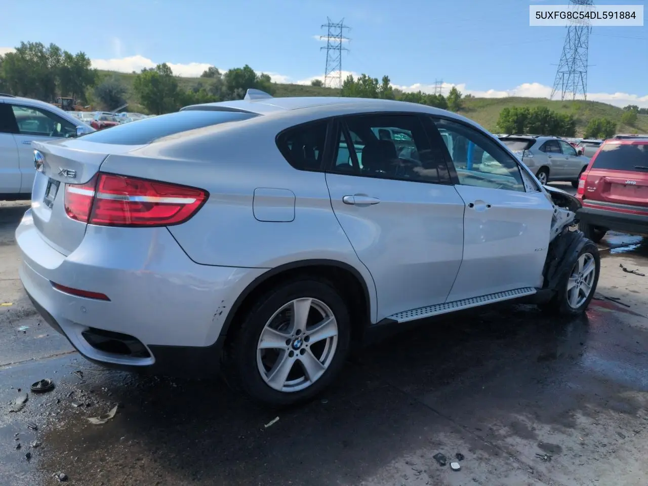 2013 BMW X6 xDrive50I VIN: 5UXFG8C54DL591884 Lot: 60642075