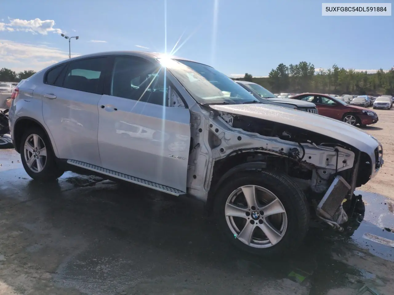2013 BMW X6 xDrive50I VIN: 5UXFG8C54DL591884 Lot: 60642075