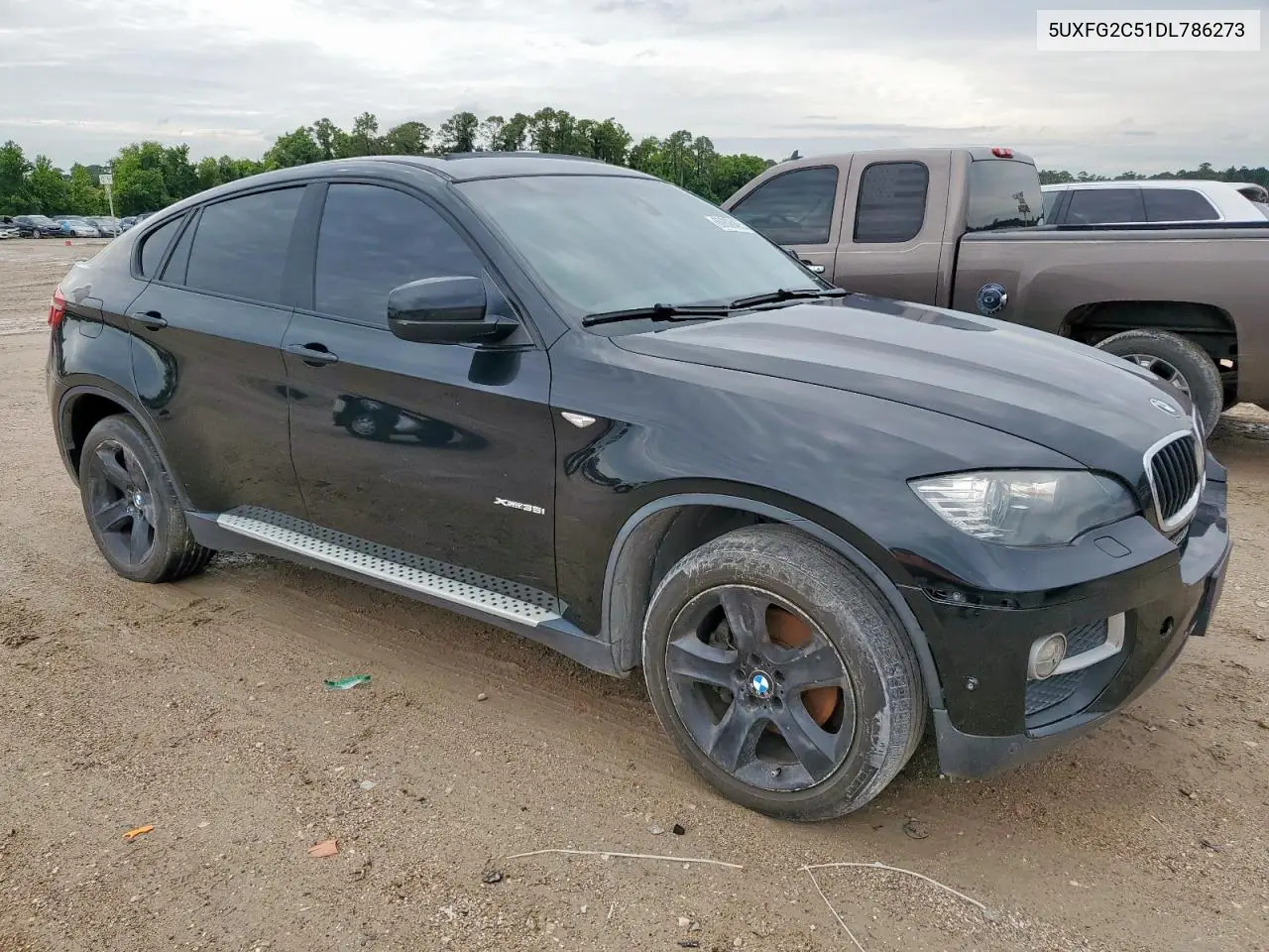 2013 BMW X6 xDrive35I VIN: 5UXFG2C51DL786273 Lot: 60808465