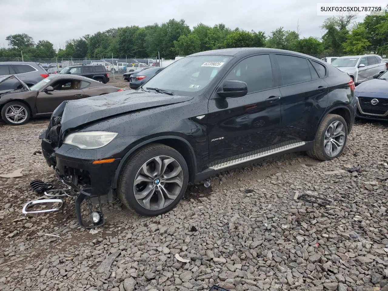 2013 BMW X6 xDrive35I VIN: 5UXFG2C5XDL787759 Lot: 62209025