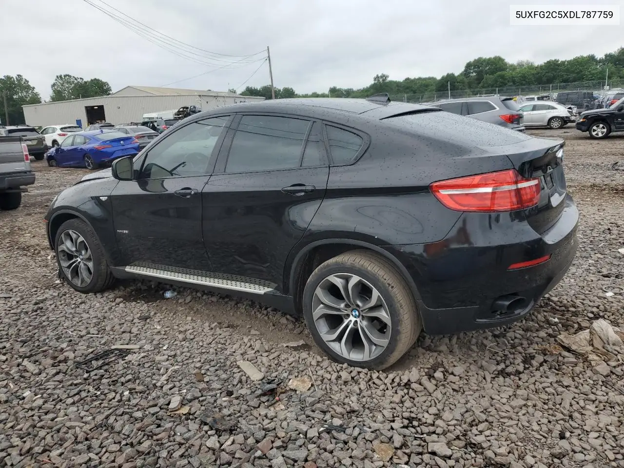 2013 BMW X6 xDrive35I VIN: 5UXFG2C5XDL787759 Lot: 62209025