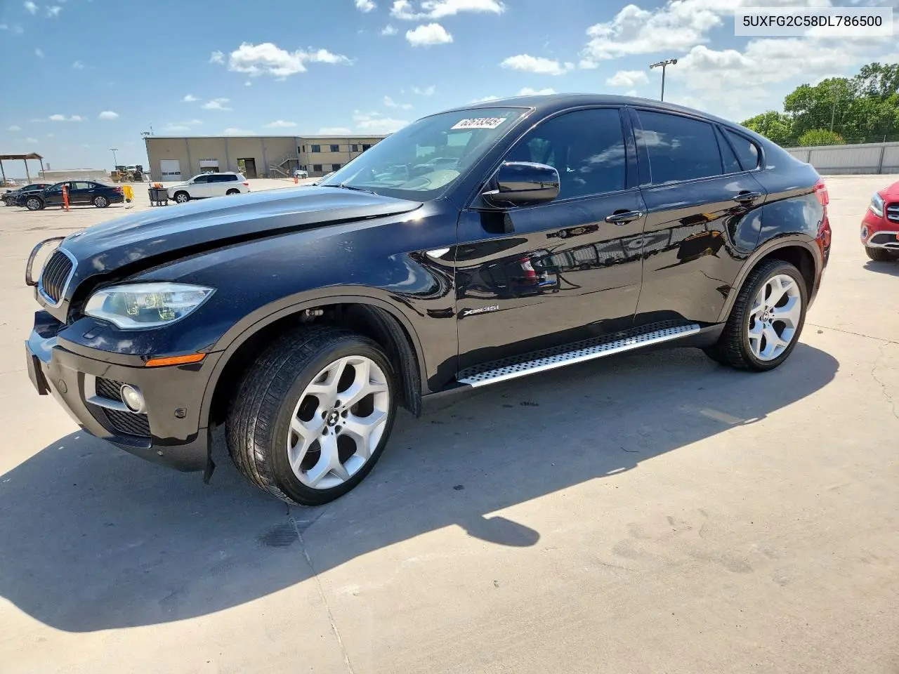 2013 BMW X6 xDrive35I VIN: 5UXFG2C58DL786500 Lot: 62613345