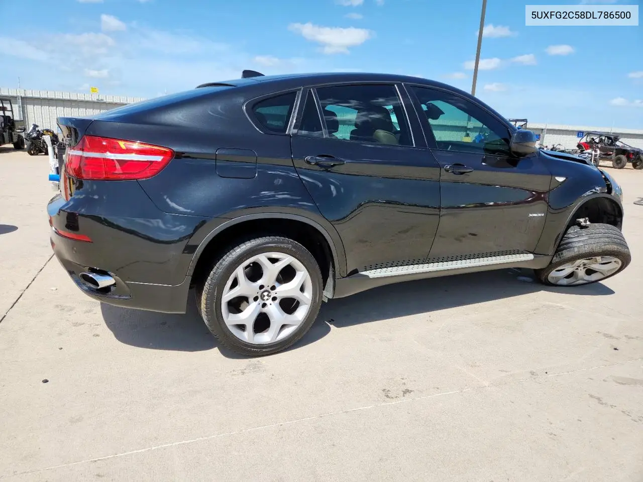 2013 BMW X6 xDrive35I VIN: 5UXFG2C58DL786500 Lot: 62613345