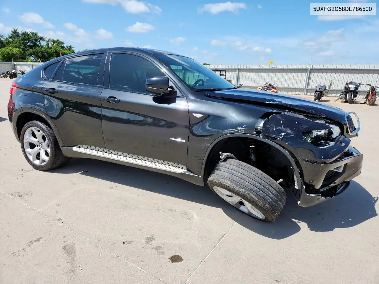 2013 BMW X6 xDrive35I VIN: 5UXFG2C58DL786500 Lot: 62613345