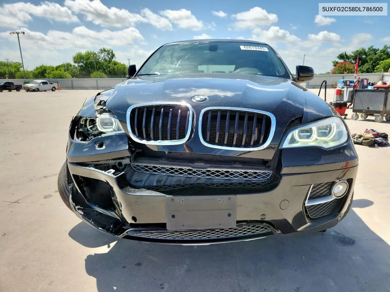 2013 BMW X6 xDrive35I VIN: 5UXFG2C58DL786500 Lot: 62613345