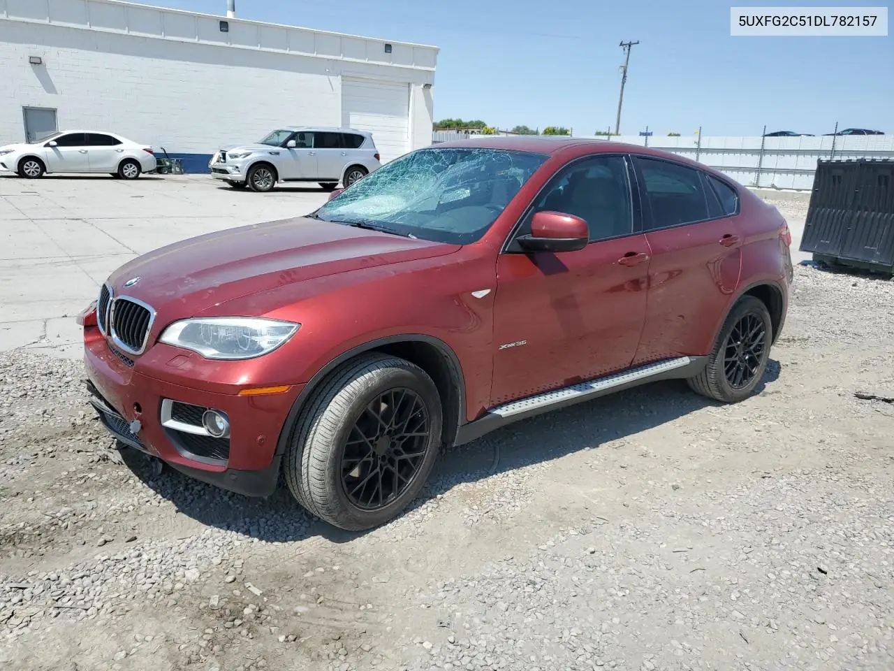 2013 BMW X6 xDrive35I VIN: 5UXFG2C51DL782157 Lot: 62762785