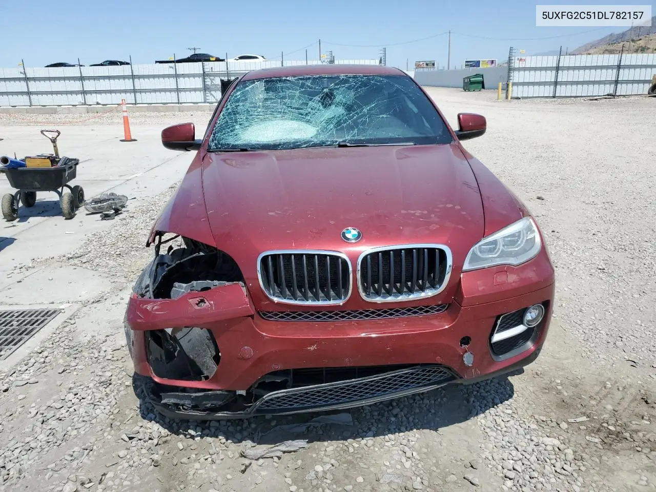 2013 BMW X6 xDrive35I VIN: 5UXFG2C51DL782157 Lot: 62762785
