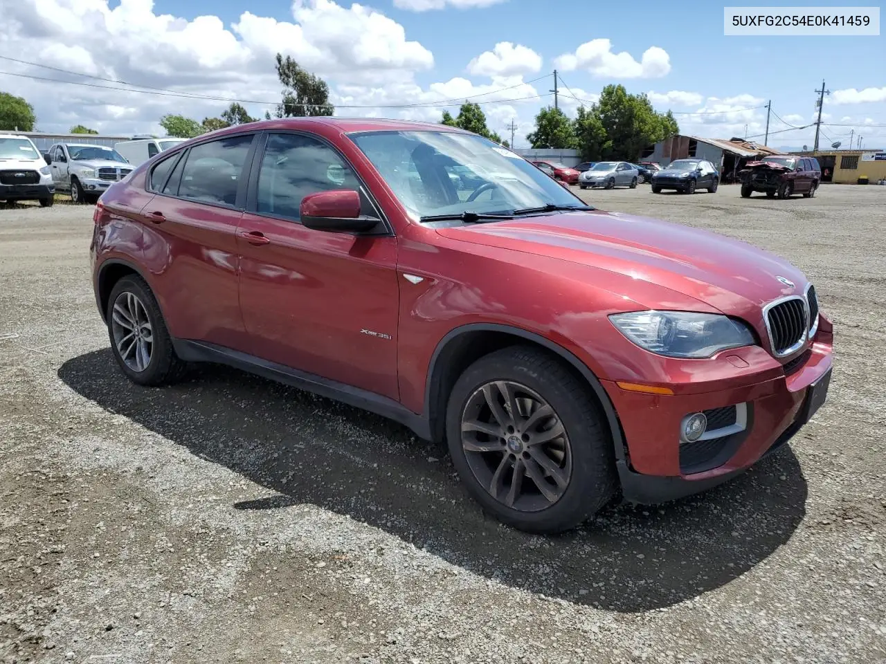 2014 BMW X6 xDrive35I VIN: 5UXFG2C54E0K41459 Lot: 56490295