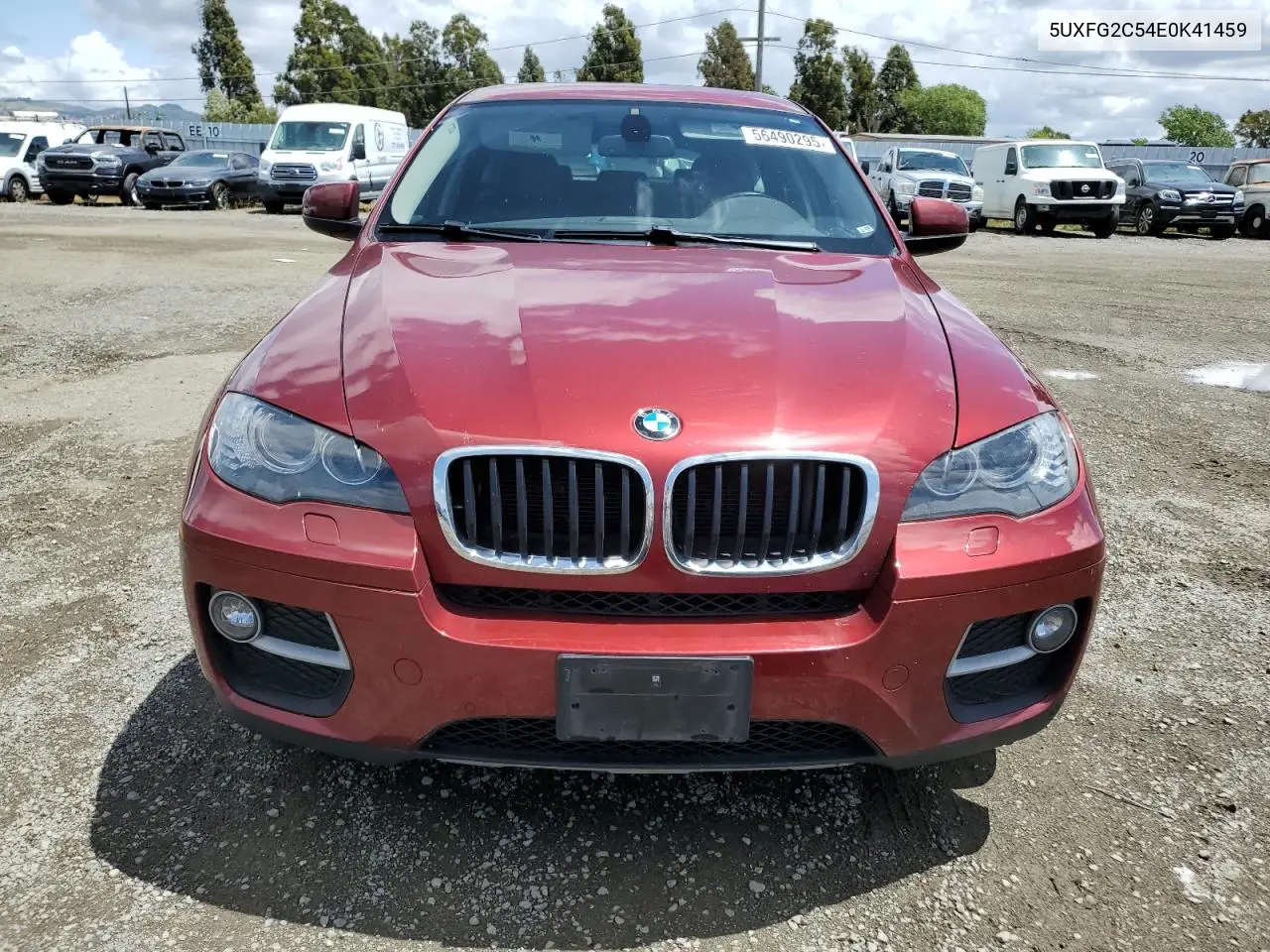 2014 BMW X6 xDrive35I VIN: 5UXFG2C54E0K41459 Lot: 56490295
